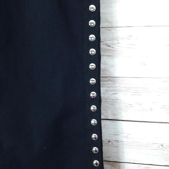 INC Skinny Leg Pants 6P Studded Leg Mid Rise 897 - Picture 3 of 7